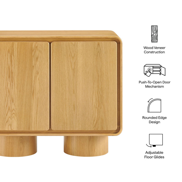 Lumo 2-Door Accent Cabinet Oak