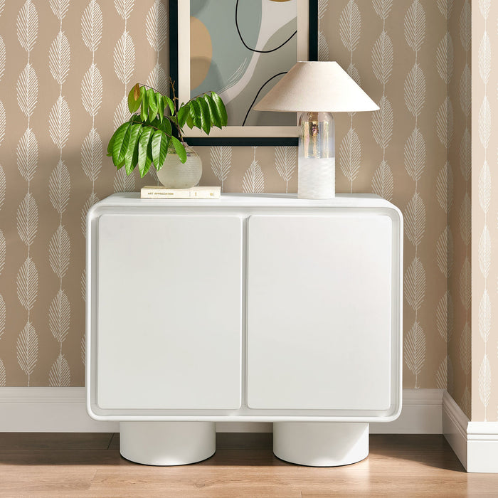Lumo 2-Door Accent Cabinet White