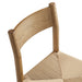 Modway Alvia Oak Wood Dining Side Chair With Woven Seat in Weathered Oak - lifestyle view