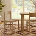 Modway Alvia Oak Wood Dining Side Chair With Woven Seat in Weathered Oak - lifestyle view 13