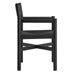 Modway Alvia Oak Wood Dining Armchairs With Woven Seats Set of 2 in Black - side view