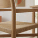 Modway Alvia Oak Wood Dining Armchairs With Woven Seats Set of 2 in Weathered Oak - lifestyle view 13