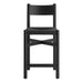 Modway Alvia Oak Wood Counter Stools With Woven Seats Set of 2 in Black - lifestyle view