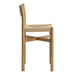 Modway Alvia Oak Wood Counter Stools With Woven Seats Set of 2 in Weathered Oak - side view