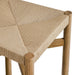 Modway Alvia Oak Wood Counter Stools With Woven Seats Set of 2 in Weathered Oak - lifestyle view 11