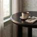 Modway Alvia Round 30" Oak Wood Bar Table in Black - detail view
