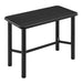 Modway Alvia Rectangular 60" Oak Wood Bar Table in Black - side view