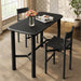 Modway Alvia Rectangular 60" Oak Wood Bar Table in Black - lifestyle view 16