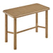 Modway Alvia Rectangular 60" Oak Wood Bar Table in Weathered Oak - side view