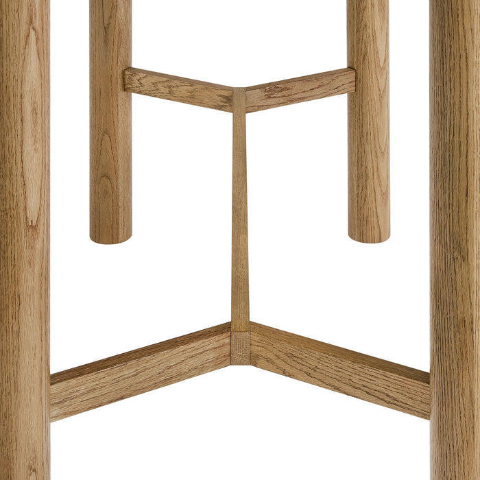Modway Alvia Rectangular 60" Oak Wood Bar Table in Weathered Oak - lifestyle view 11