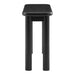 Modway Alvia Oak Wood Console Table in Black - angled view