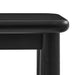 Modway Alvia Oak Wood Console Table in Black - lifestyle view