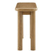 Modway Alvia Oak Wood Console Table in Weathered Oak - angled view