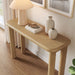Modway Alvia Oak Wood Console Table in Weathered Oak - lifestyle view 11