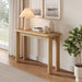 Modway Alvia Oak Wood Console Table in Weathered Oak - lifestyle view 13