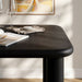 Modway Alvia 72" Rectangular Oak Wood Dining Table in Black - lifestyle view 12