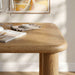 Modway Alvia 72" Rectangular Oak Wood Dining Table in Weathered Oak - lifestyle view 11