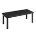 Modway Alvia 86"–105" Extendable Rectangular Oak Wood Dining Table in Black - detail view
