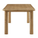 Modway Alvia 86"–105" Extendable Rectangular Oak Wood Dining Table in Weathered Oak - angled view
