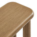 Modway Alvia 58" Oak Wood Bench in Weathered Oak - detail view