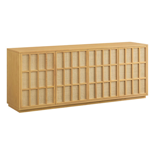 Aiko 76 Inch Japandi Sideboard Light Oak