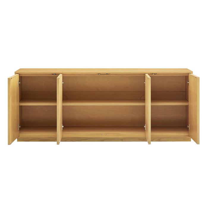 Aiko 76 Inch Japandi Sideboard Light Oak