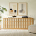 Aiko 76 Inch Japandi Sideboard Light Oak