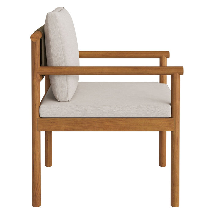 Eleni 7 Piece Outdoor Patio Teak Wood Dining Set by Modway - view 24