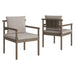 Eleni 7 Piece Outdoor Patio Teak Wood Dining Set outdoor patio dining set lifestyle shot