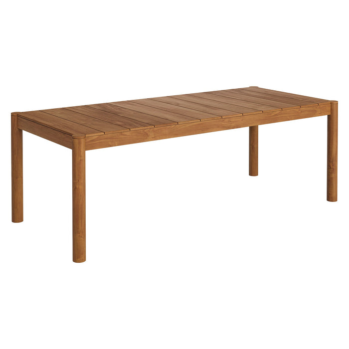 Eleni 7 Piece Outdoor Patio Teak Wood Dining Set by Modway - view 23