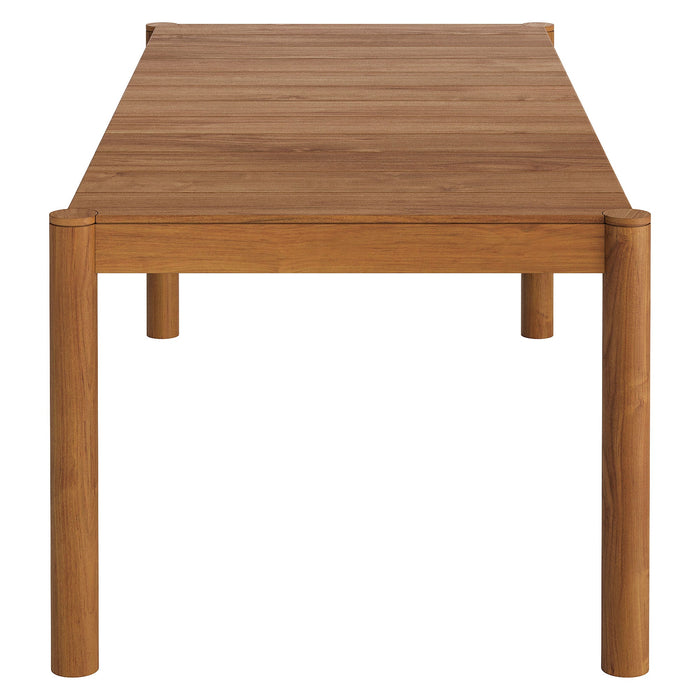 Eleni 7 Piece Outdoor Patio Teak Wood Dining Set by Modway - view 25