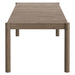 Eleni 7 Piece Outdoor Patio Teak Wood Dining Set by Modway - interior view