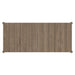 Eleni 89-Inch Outdoor Patio Teak Wood Dining Table Weathered Gray