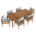 Eleni 7 Piece Outdoor Patio Teak Wood Dining Set by Modway - view 28
