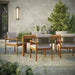 Eleni 7 Piece Outdoor Patio Teak Wood Dining Set by Modway - view 21