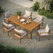 Eleni 7 Piece Outdoor Patio Teak Wood Dining Set by Modway - view 20