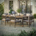 Eleni 7 Piece Outdoor Patio Teak Wood Dining Set by Modway - view 29