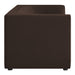 Hilda 86" Curved Back Performance Velvet Sofa Chocolate Brown
