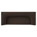 Hilda 86" Curved Back Performance Velvet Sofa Chocolate Brown