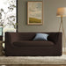 Hilda 67" Curved Back Performance Velvet Loveseat Chocolate Brown