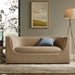 Hilda 67" Curved Back Performance Velvet Loveseat Taupe