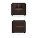 Hilda Curved Back Performance Velvet Armchair Chocolate Brown