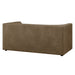 Hilda 67" Curved Back Vegan Leather Loveseat Mushroom
