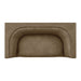 Hilda 67" Curved Back Vegan Leather Loveseat Mushroom