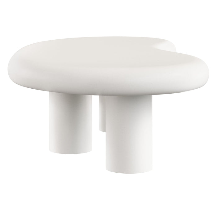 Elowen Outdoor Patio Coffee Table White