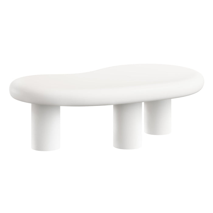 Elowen Outdoor Patio Coffee Table White