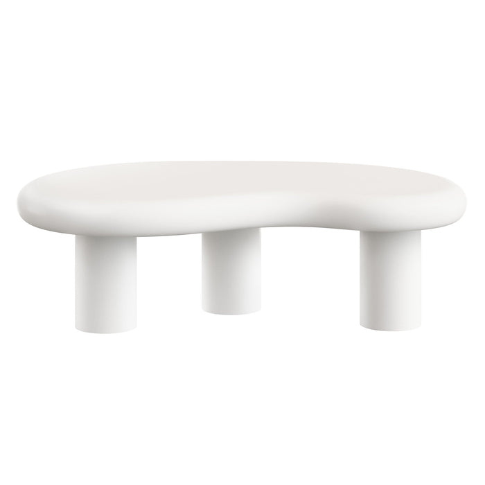 Elowen Outdoor Patio Coffee Table White