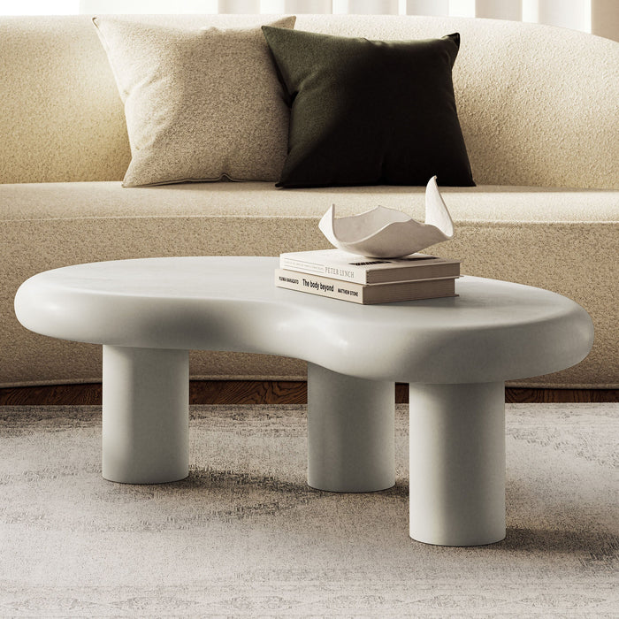 Elowen Outdoor Patio Coffee Table White
