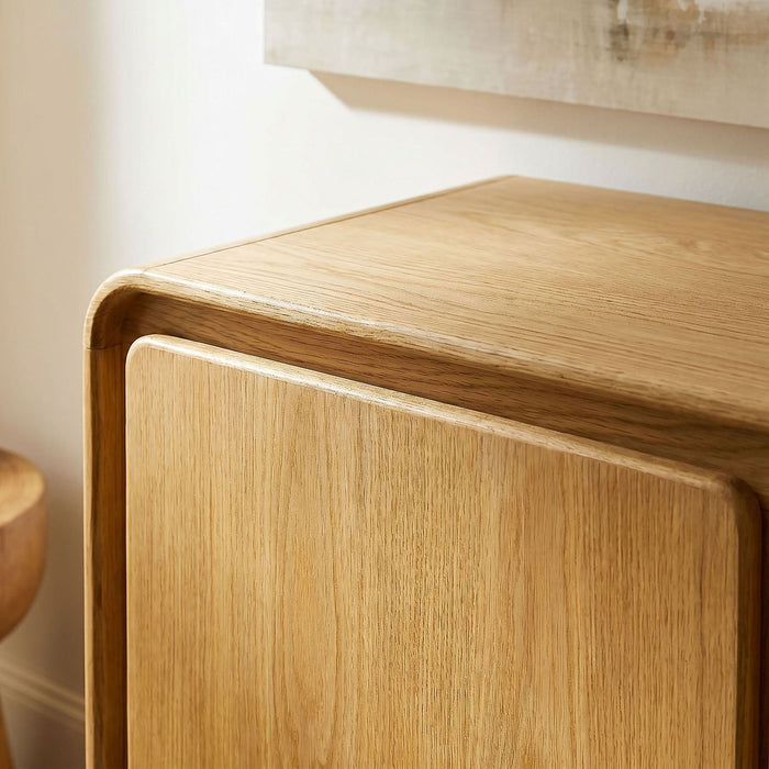 Lumo 3-Door Accent Cabinet Oak