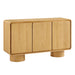 Lumo 3-Door Accent Cabinet Oak
